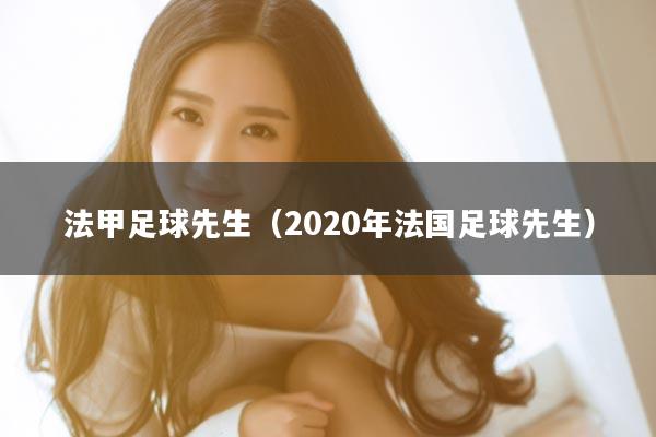 法甲足球先生（2020年法国足球先生）